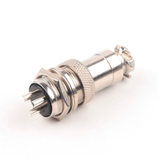 موصل GX16 ثلاثي الدبابيس (3Pin) – قطر 15 مم