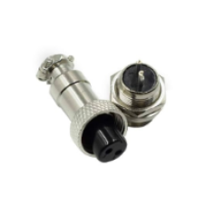 موصل GX16 ثنائي الدبابيس (2Pin) – قطر 8 مم